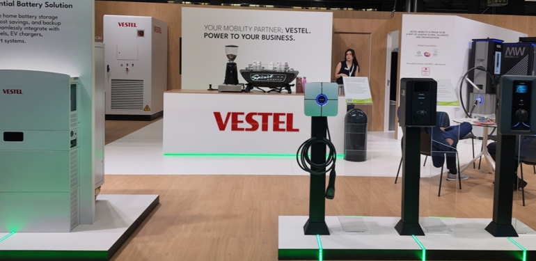 Vestel Mobilite, geniş ürün yelpazesini EVS 38 fuarında tanıttı